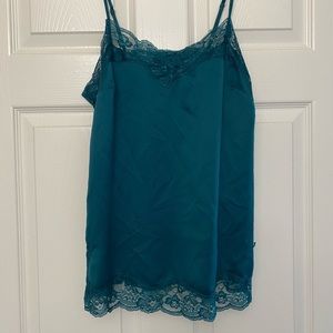 Teal Jessica Simpson Spaghetti Strap Tank Top Size Small